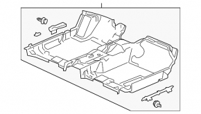 Honda Accord 13-17 hybrid floor covering