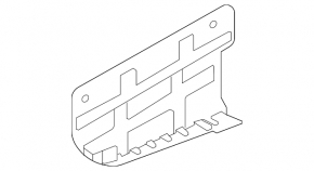 Rear bumper guard right Hyundai Elantra 21-23