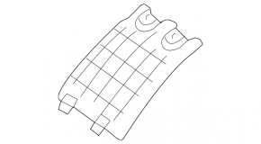 Front left fender liner plug Mercedes GLC 16-22