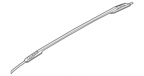 Roof rail left Ford Explorer 11-15 prerest gray