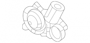 Rear left window lift motor Mazda 3 19-