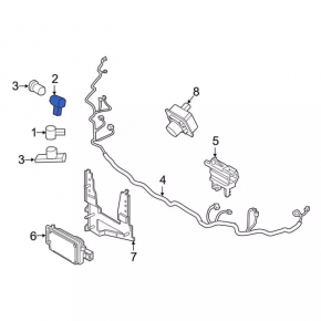 Parking sensors front Ford Explorer 20-23 internal
