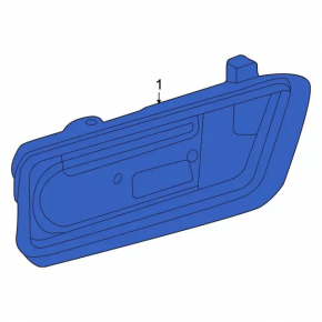 Front bumper dimensions right Ford Bronco Sport 21-25