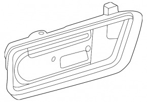 Front bumper dimensions right Ford Bronco Sport 21-25
