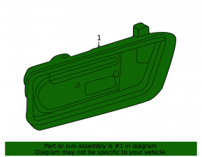 Front bumper dimensions right Ford Bronco Sport 21-25
