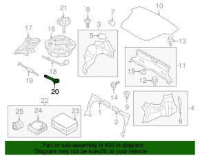 Towing hook Hyundai Sonata 11-15