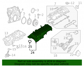 Intake manifold BMW 5 G30 17-20 3.0T with intercooler