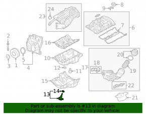 BMW 7 G11 G12 16-22 B58 Engine Oil Level Sensor