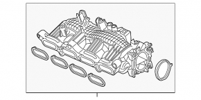 Intake manifold Honda CRV 17-22 1.5T