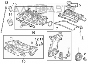 Intake manifold Honda CRV 17-22 1.5T