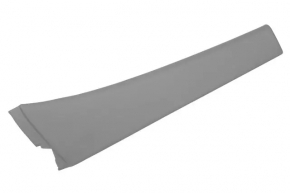 Left rear side center console trim for Cadillac CTS 14 - leather, gray, dry-cleanable