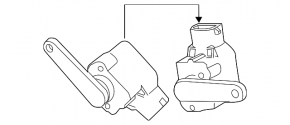 Front body tilt sensor BMW 4 F32/33/36 14-20