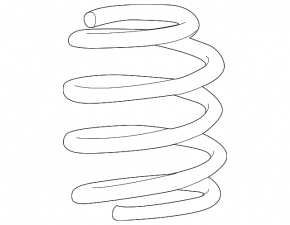 Front right spring Chevrolet Bolt 17-21