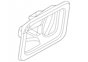 Audi A4 B8 13-16 Emergency Trunk Release Handle (3 parts)