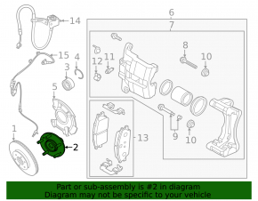 Front left hub Hyundai Venue 20-25