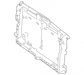 TV panel radiator Nissan Murano z52 15-18