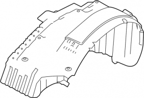 Front left fender liner for Nissan Pathfinder 22-25
