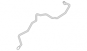 Air conditioning pipe 3rd row central left BMW X7 G07 19-22 N63, B58