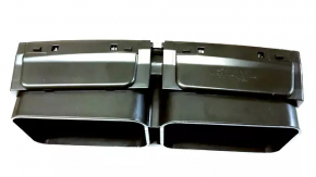 Front Panel Air Deflector Central Subaru Impreza WRX GH 08-14 Black