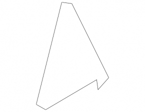Door plug triangle inner rear right Kia Sorento 10-15