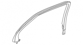 Door frame inner rear left Chevrolet Equinox 18-