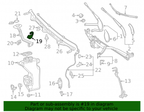 Mercedes W213 E 17-23 Windscreen Washer Reservoir Neck Seal (2 parts)