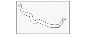 Upper Cooling Hose Mazda3 MPS 09-13