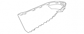 Right rear bumper cover for Land Rover Range Rover Sport 18-22 rest.