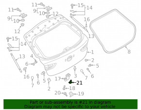 Mazda CX-90 24-26 trunk lock button