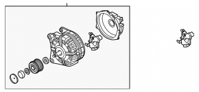 Generator VW Golf 15- 1.8T