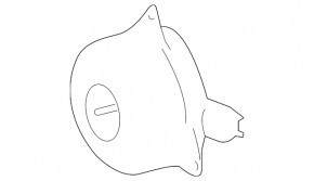 Cooling fan motor right Toyota Prius 50 16-22 chip defect