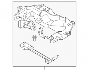 BMW X5 F15 16-18 Plug-in Gearbox Mount