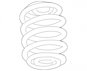 Rear left spring for Chevrolet Volt 11-15