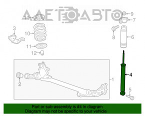 Rear left spring for Chevrolet Volt 11-15