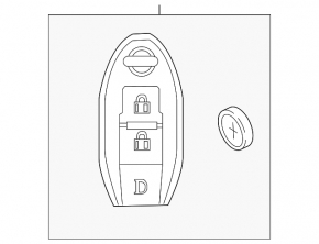Smart Nissan Leaf 19-22 4-button key