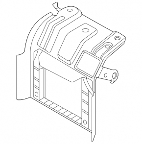 Bracket for cruise radar Nissan Murano 25-26