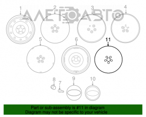 Subaru legacy wheel cap
