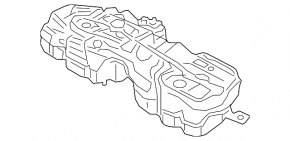 Fuel tank Volvo V90 17-21 usa T5, T6