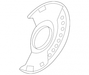 Brake Disc Cover Front Right Nissan Versa 1.8 10-12