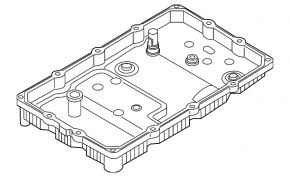 Kia Stinger 18-23 2.0, 2.3, 3.3 automatic transmission oil pan