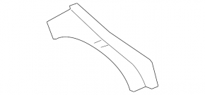 Trunk opening trim inner right Lexus IS 06-13 upper