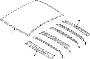 Metal roof for Hyundai Ioniq 5 22-24 without panoramic windows