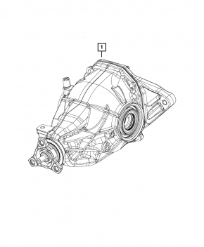 Rear differential gearbox Chrysler 300 11-14 prerest 3.6 RWD