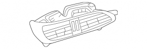 Front Panel Air Vent Deflector Central Infiniti QX30 17-