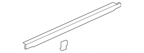 Door-glass molding, center rear right, Honda Accord 13-17