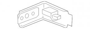 Airbag sensor front left Honda HR-V 16-18 on TV, without bracket