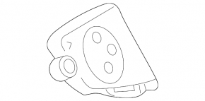 Steering wheel control buttons left upper Chevrolet Volt 16-19 for heated steering wheel and adaptive cruise
