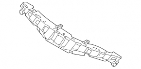 Front bumper central mount for Kia Optima 2014-2016 hybrid