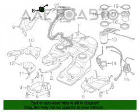 Fuel filler cap Porsche Cayenne 958 11-14
