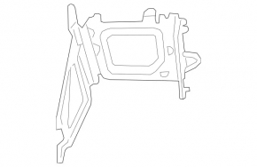 Mercedes GLC 16-22 passenger footrest control unit bracket